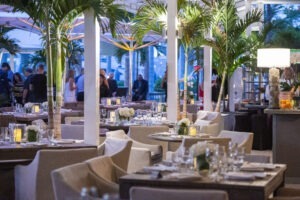 Book your table or cabana via Open Table or for parties for an experience to be remembered at The Deck at Island Gardens.